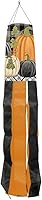 Vista 8 de Calabazas blancas y negras de otoño Windsock Wind Twister 40" x 6" Briarwood Lane
