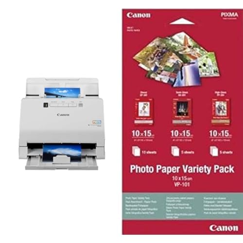 Canon imageFORMULA RS40 Photo & Document Scanner | Double-sided Scanning with USB for Home & Office | With Auto Photo Fix & Red Eye Correction | With Canon CaptureOnTouch Software
