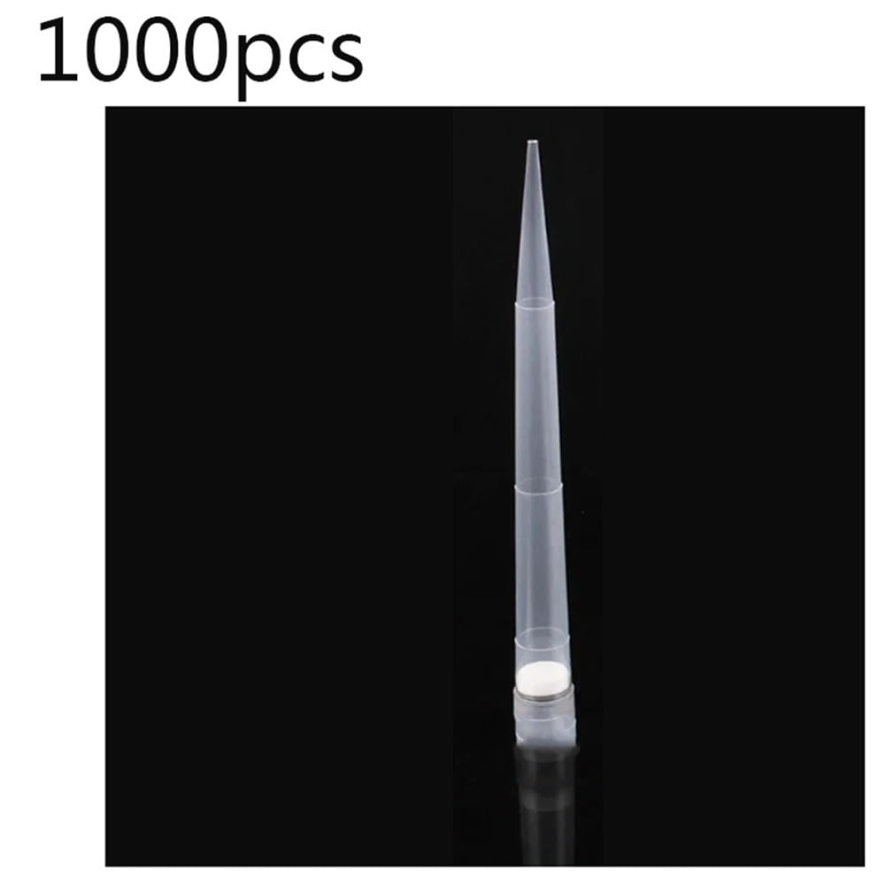 Cristalería de Laboratorio Puntas de pipeta de plástico de laboratorio con arena, 10 ul-10 ml, for dispensadores, micropipetas y pipetas.(200ul-L 1000pcs)