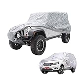 ❤ Geeignet für alle Jahreszeiten und Wetter - Wasserdicht, Staubdicht, Schneeschutz, Sonnenschutz, UV-beständig; Anti-Fouling und Anti-Aging, Wärmeisolierung und hohe Temperaturbeständigkeit, um die daraus erregende Beschädigung Ihres Autos zu vermeiden.