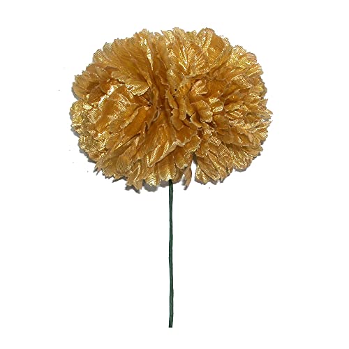 Genérico Flor Flamenca Dos claveles 547116 (Dorado)