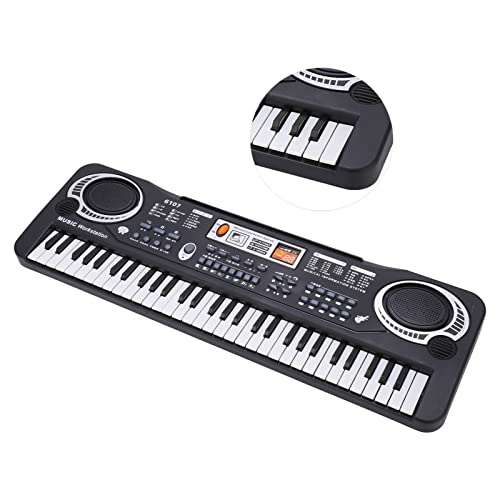 Fuwe Clavier électronique avec 61 Touches, Tableau d’apprentissage, 6 Chansons de Démonstration, 16 Vrais Instruments de… - Les Beatles, Paul McCartney, John Lennon, RIngo Starr, George Harrison Fuwe Clavier électronique avec 61 Touches, Tableau d'apprentissage, 6 Chansons de Démonstration, 16 Vrais Instruments de… – Image 3