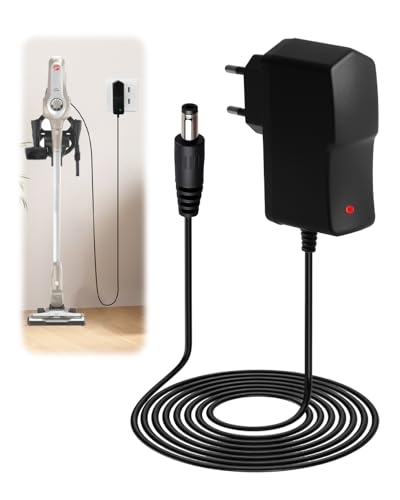 2M 26V 500mA Caricatore per Aspirapolvere Hoover H-Free 100 200 300 500 700 800, Adattatore di Alimentazione per Hoover HF122RH HF122GPT HF122AH FD22BC FD22G FD22L HF522SFP HF222UPT