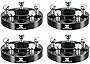 X AUTOHAUX 4pcs 5 Lug 1'' Thickness Wheel Spacer Adapter 5x4.5 Hub Centric Wheel Spacers Adapters for Jeep for Ford for Dodge for Hyundai for Mazda
