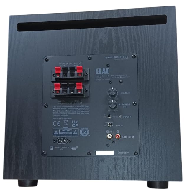 Image of Elac SUB1015 120 watts 10inch Powered Subwoofer-Black