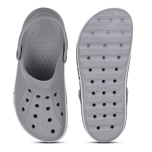 Image of Liberty A-HA LITEWALK Clogs for Men Black, Navy Blue, Green, Grey, Blue, Khaki & Off White | Casual Slip-On Slingback Clog for Walking & Outdoor Use