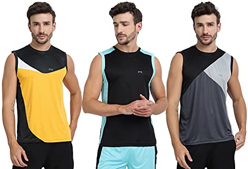 Image of FTX Men's Solid Regular Fit T-Shirt