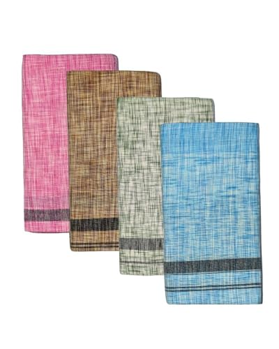 Image of Self Design Lungi & Dhoti for Men (Unstitched)| Lungi for Mens Cotton Blend | 2 Meter | Soft, Lightweight & Breathable Fabric | Ethnic Wear for Daily Use