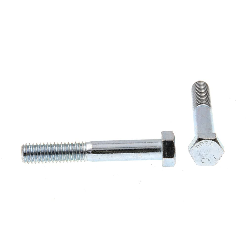 Prime-Line 9059790 Hex Bolts, 3/8 In.-16 X 2-1/2 In., A307 Grade A Hot Dip