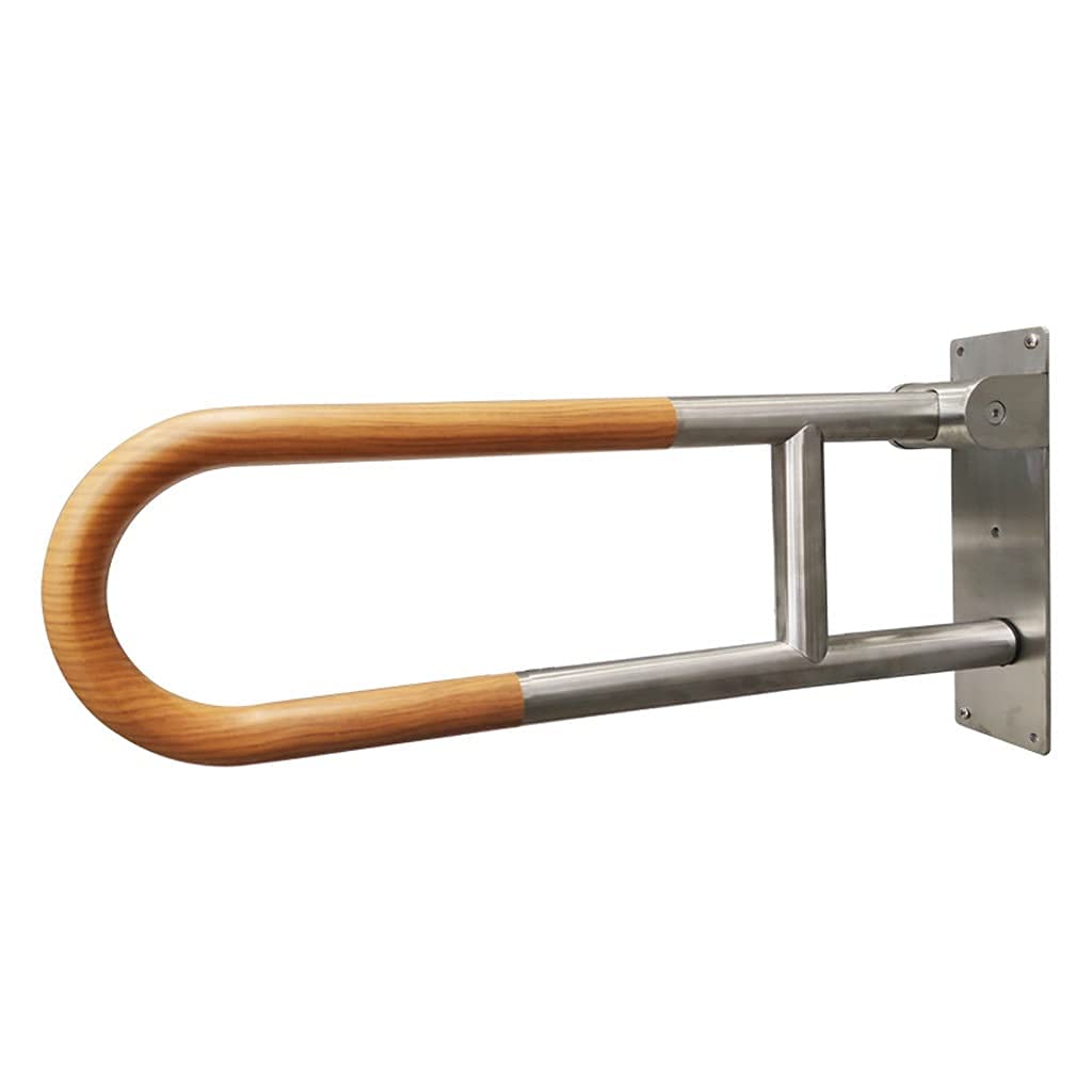 Barre de sécurité en acier inoxydable pour douche et WC ergonomique