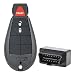Vurkcy Key Fob Kit Replacement for 2013-2021 Ram 1500 2500 3500 4500 5500/19-21 Ram 1500 Classic Car Keyless Entry Remote Control, GQ4-53T,3 Buttons