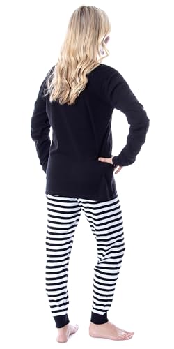 INTIMO Beetlejuice Unisex Nightmare Material Striped Pajama Set For Adults4