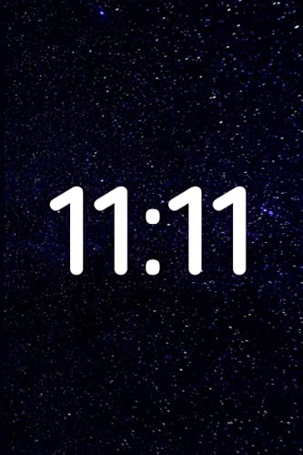 1111: Divine Angel Number Writing Journal, Spiritual Guidance Lucky Number, Numerology Law of Attraction Manifestation, Gratitude Notebook 110 lined pages
