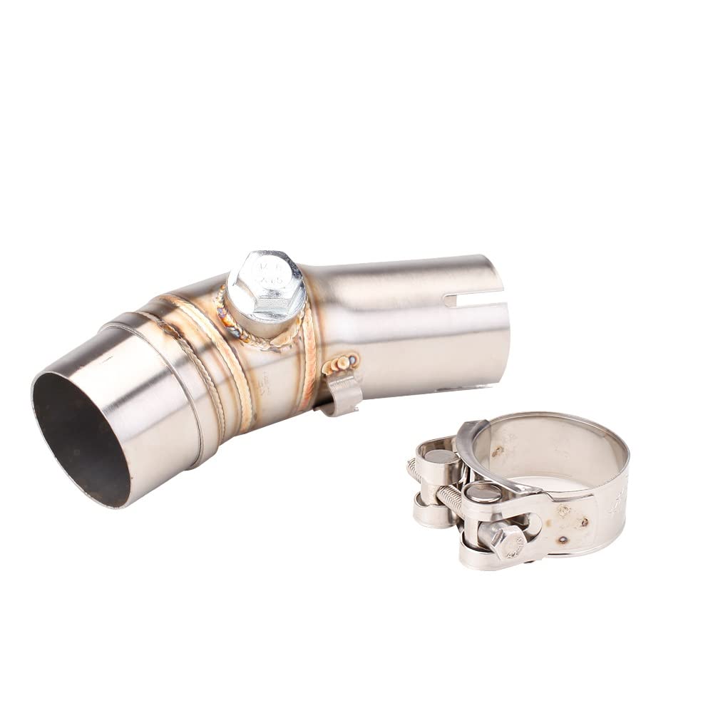 Escape Moto Tubo Para KAWASAKI Para ER-6N Silenciador Tubo Escape Motocicleta 51mm Tubo Conexión Tubo Conexión Frontal Tubo Medio Moto Moto Tubo Escape Silenciador