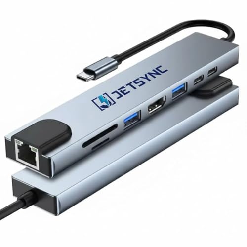 Best Accessories for Your Laptop 53 USB-C Hub 8-in-1 Docking Station, USB C Adapter with HDMI 4K, USB...