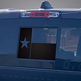 Factory Crafts Back Middle Window Rear Graphics Kit 3M Vinyl Decal Wrap Compatible with Dodge RAM...