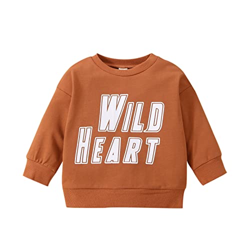 sfdgfhyf Child Kids Infant Boy Clothes Boy Clothes Boy Clothes Newborn Baby Boys Girls Letter Long Sleeve Tops