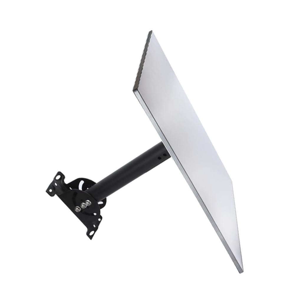 Kit de mural compatible avec récepteur satellite - Support de réglable à 360 degrés pour un meilleur signal - Connexion sûre et stable avec kit d'adaptateur de poteau de