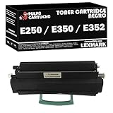 Contenido: 1 Toner Compatible con Lexmark E250 / E350 / E352 Negro