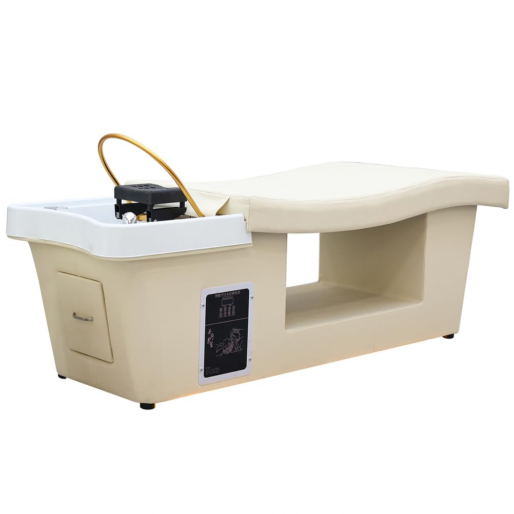 Lit de shampoing Ergonomique pour Salon de Coiffure et Spa, lit de Massage.