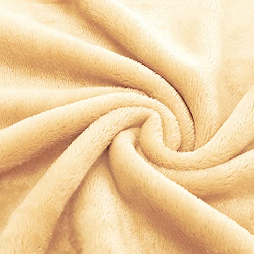 moonfarm 選べる13色 カラー ソフトボア生地 幅約80cm×長さ約1m カット済み (ベージュ)