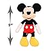 Disney Junior Mickey Mouse and Minnie Mouse Beanbag Plushie 2-Pack Stuffed Animals, Kids Toys for Ages 2 Up by Just Play