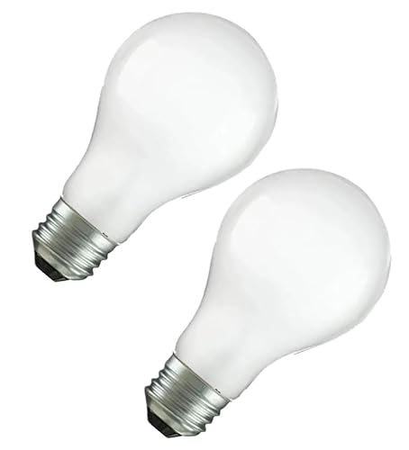 Hoimuv 100 Watt Incandescent Light Bulbs,Frosted Light Bulb, A19 100 WATT Incandescent Bulb Shatter Resistant Rough Service Light Bulb ,Dimmable 100 WATTS A19 Shape