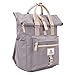 Produktbild SEVENTEEN LONDON  Moderner und stilvoller Canary Wharf Rucksack in lila mit einem klassischen gefalteten Roll Top Design  perfekt für 15-Zoll-Laptops