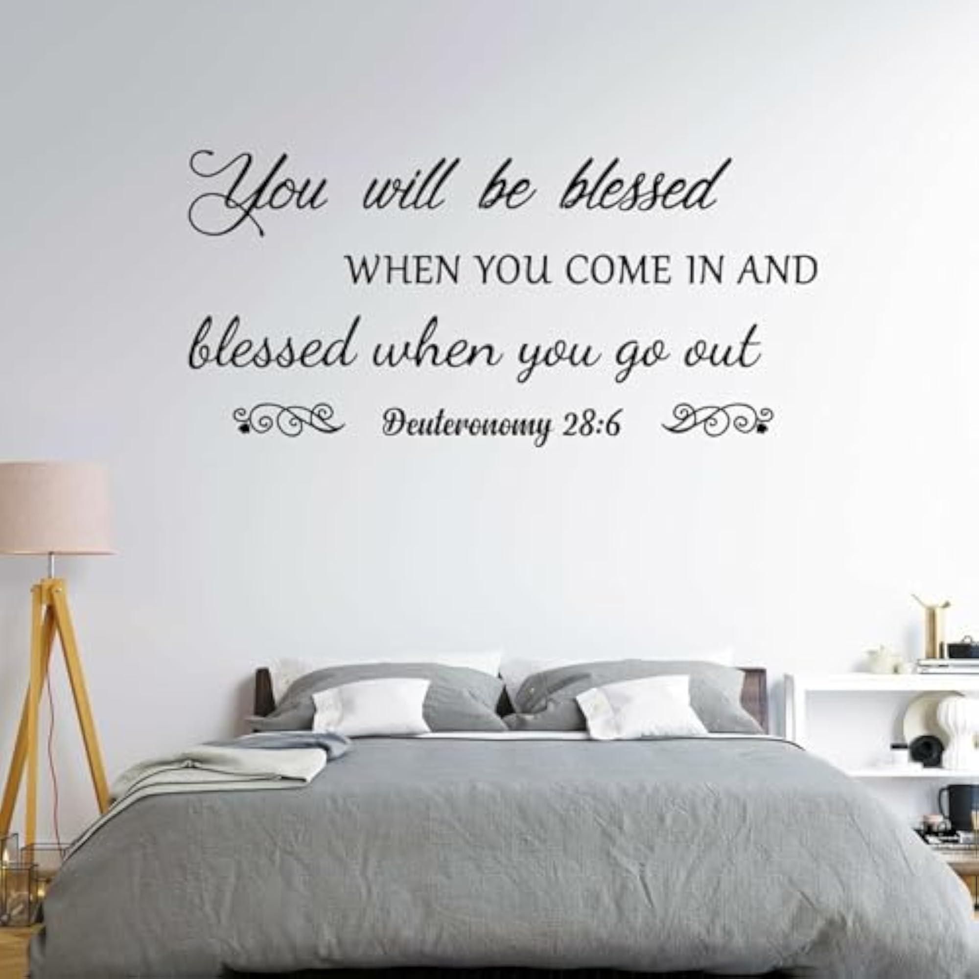 Deuteronomy 28:6 Quote Wall Decal