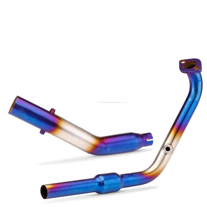 Silencieux d'échappement avec tube avant en acier inoxydable 51 mm