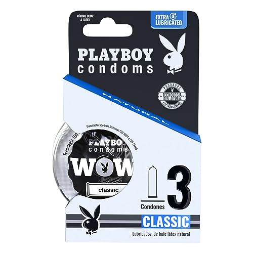 Playboy - Preservativo Clásico, Paquete con 3 Condones