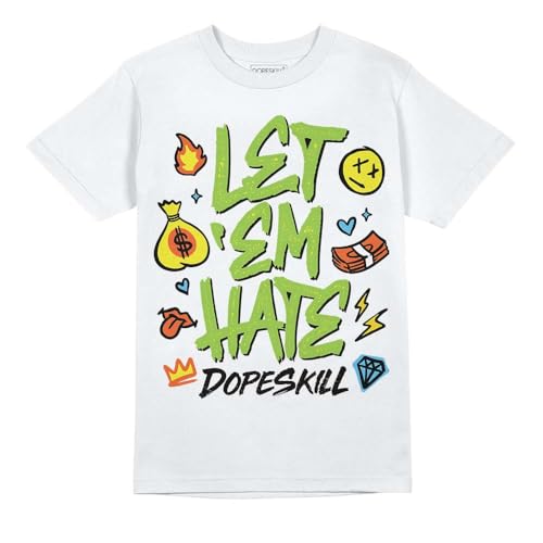Image of DopeSkill Graphic Tee Streetwear Hip Hop Hypebeast Unisex T-Shirt Sneaker Colour Matching Shirts Inspired Motivation Quotes