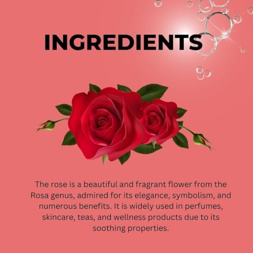 Image of Khadi Rose Body Wash Gel 300 ml | Deep Hydration & Gentle Cleansing | Calms, Soothes & Brightens Skin | Floral Scent Aromatherapy | Body Wash Shower Gel For Women & Men | All Skin Types