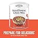 Southwest Chili Mix Emergency Food Supply, 34 Servings, 10 Year Shelf Life, 8 Grams of Protein per Serving, Certified Gluten Free - Dehydrated Meals, Survival Food Camping Essentials Can