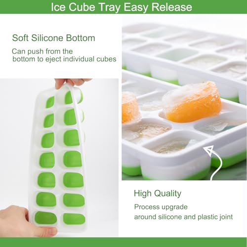 Gewtyod US-HL-0059 Ice Cube Tray With Lid And Bin thumb #4