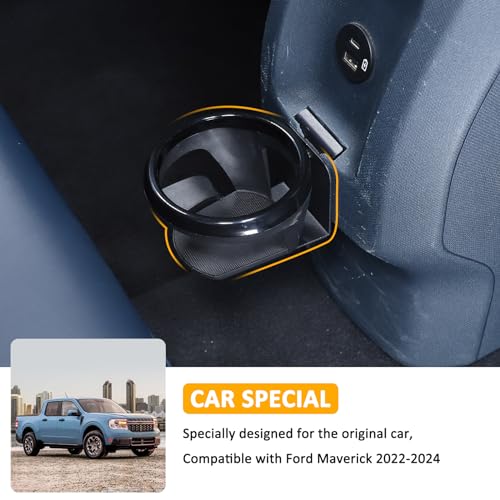 Organizador Expansor de Portavasos Trasero Compatible Ford Maverick 2022-2024 miniatura 6
