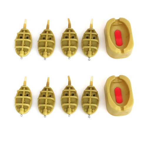heyous 2 Sets Soportes de Anzuelo de Plástico para Cebo Accesorios de Pesca de Carpa Dispositivo de Alimentador en Línea para Señuelos