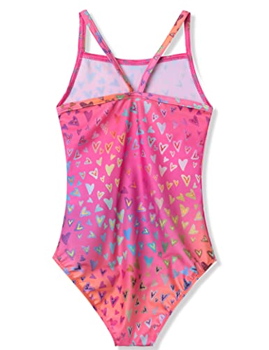 TENVDA Girls One Piece Swimsuits Sport Halter Swimwear Beach Bathing Suit2