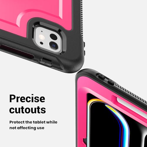 Coque iPad Pro 11 M4 A2836 antichoc avec protection écran et béquille rotative - 3
