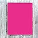 Hamilco Colored Scrapbook Cardstock Paper 4x6 Card Stock Paper 65 lb Cover 100 Pack (Fuchsia Pink)