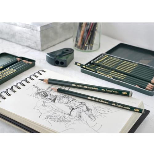 Set de 5 lápices acuarelables de grafito Faber-Castell miniatura 4