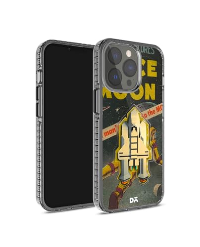 Image of DailyObjects Case for iPhone 13 Pro Max Compatible with Mag-Safe Wireless Charging, Stride 2.0 Space Rider Slim Shockproof Back Cover with Inner Magnetic Ring