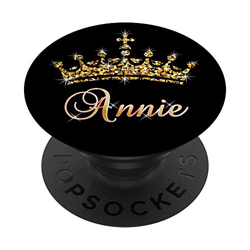 Annie Name Crown Queen Princess Royal Design - Annie PopSockets PopGrip: Swappable Grip for Phones & Tablets