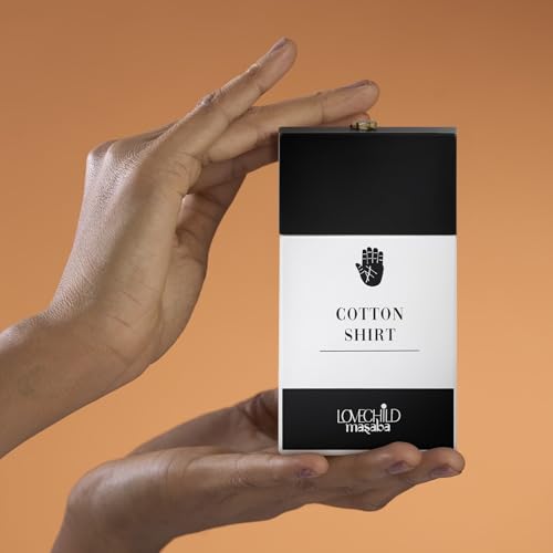 Image of Lovechild Masaba Cotton Shirt Liquid Eau De Parfum For Men | Woody, Leathery, Ambery Scent With Citrus, Floral & Musk Notes | Long-Lasting Fragrance - 100Ml