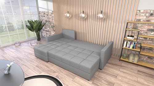 Couchgarnitur Sofa Sofagarnitur BELA L mit Schlaffunktion Wohnlandschaft Inari 96 – Bild 4
