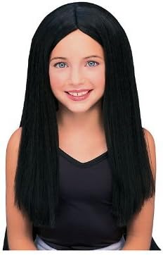 Rubie's Girl's Black Witch Wig