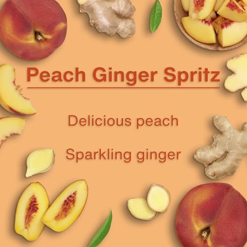 Image of LITTLE TREES Car Air Freshener | Hanging Tree Provides Long Lasting Scent for Auto and Home | 24 Air Fresheners |Peach Ginger Spritz