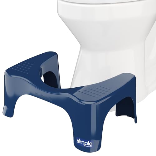 Squatty Potty Simple Bathroom Toilet Stool, Galaxy Blue 7", Ergon...