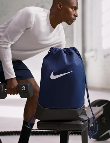 Image of Nike Unisex Adult Gameday Brasilia X Drawstring Bag Backpack (18L) | Mens and Womens