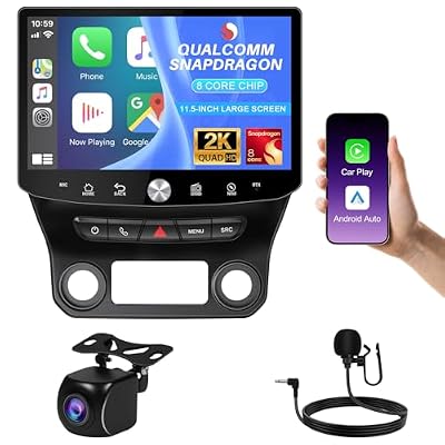ZENHAX 11.5" 2K Ultra HD Screen Car Radio Stereo for Dodge Ram 1500 2500 2019-2023, 8Core Qualcomm Chip, 1080P Backup Camera, Split Screen Display, 48-Band EQ DSP